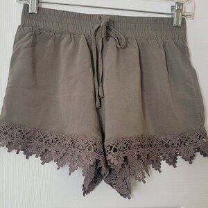 Forever 21 Lace Hem Shorts